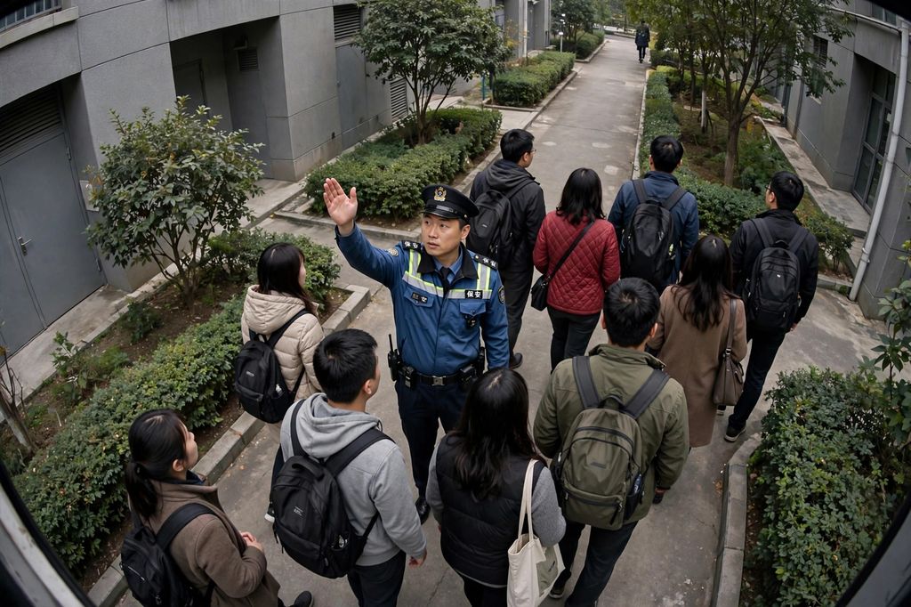 拥挤预警算法示意